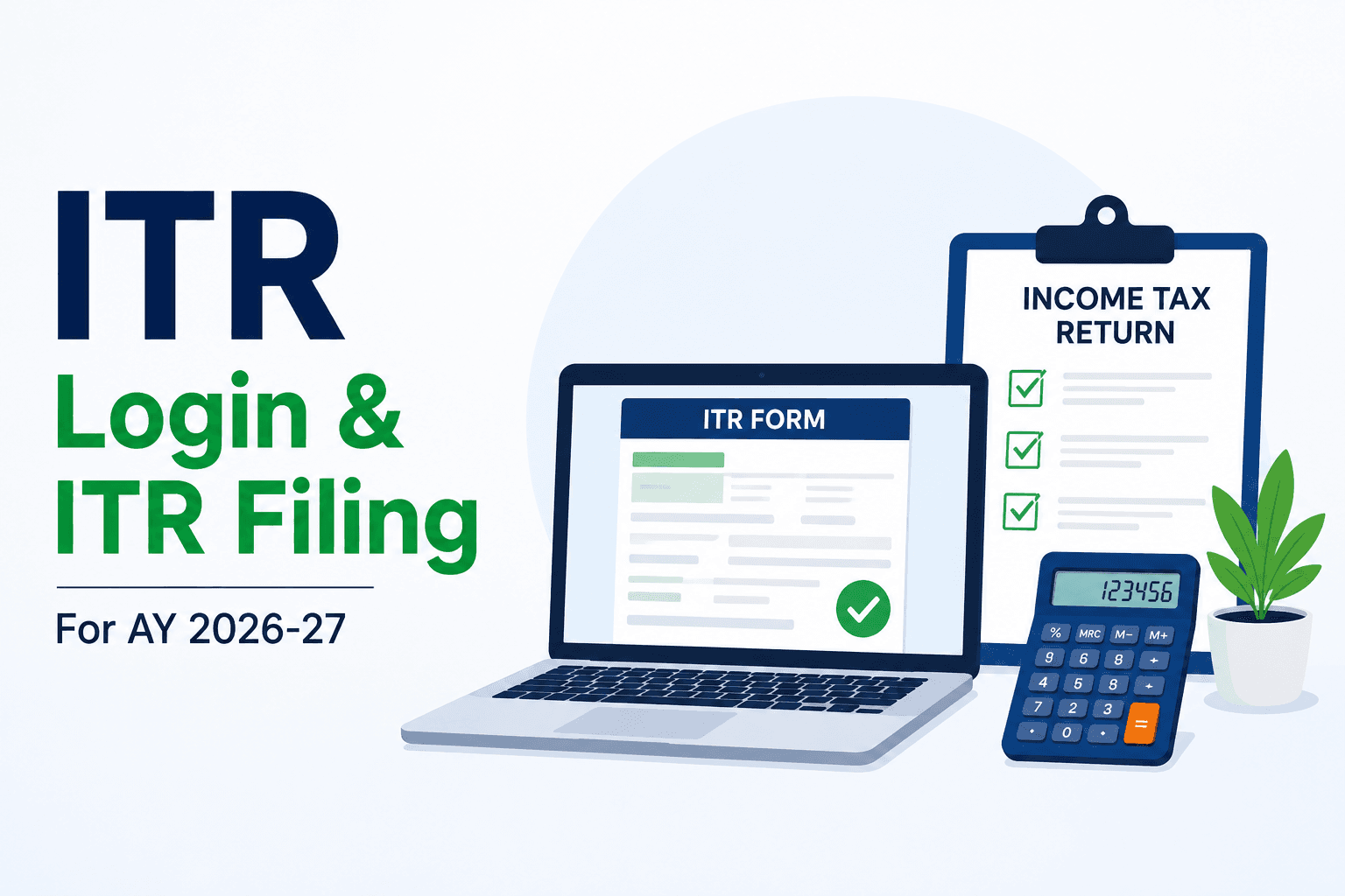 ITR Login & ITR Filing Step-by-Step: All Types (ITR-1 to ITR-7) 2026